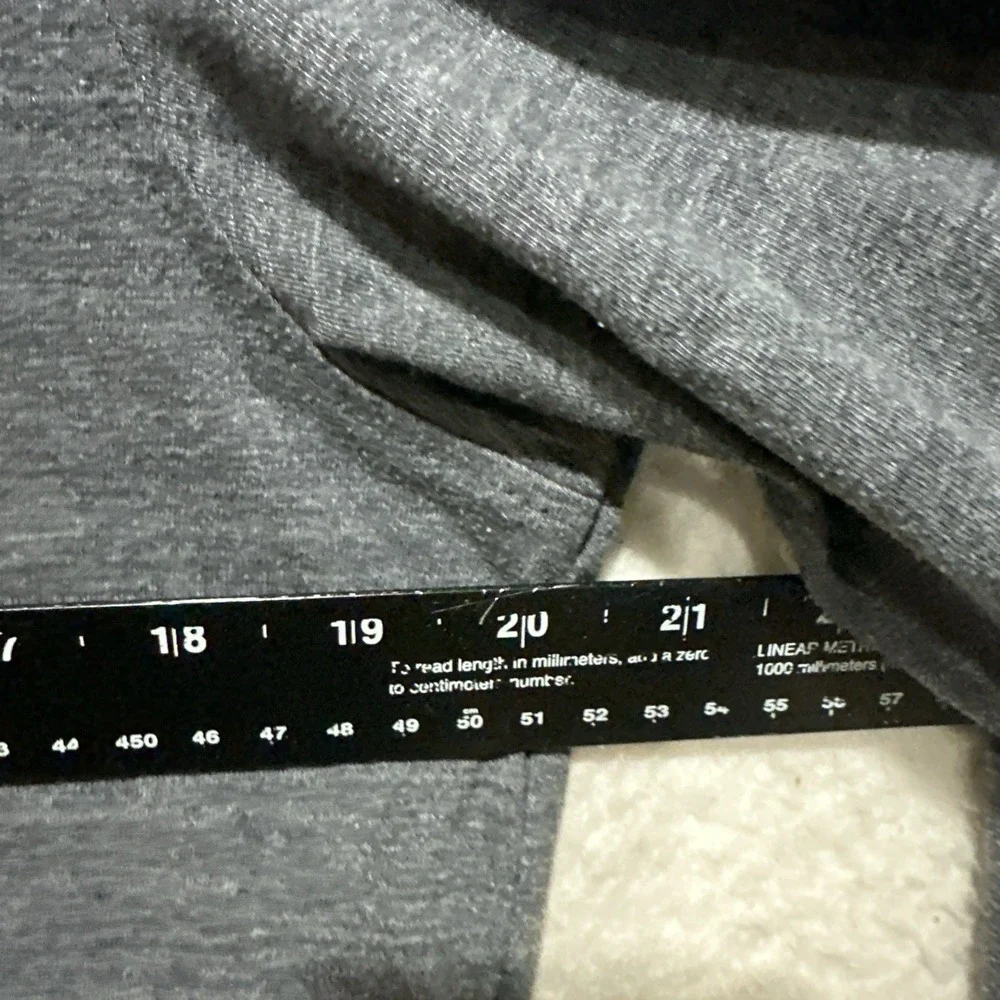 The North Face Hoodie Men's Size M Gray Standard Fit Tri-Blend Full‎ Zip USA